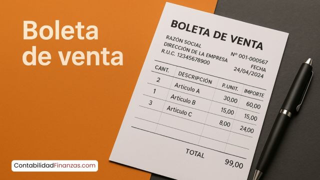 boleta de venta