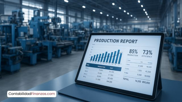asientos contables de producción