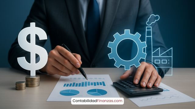 diferencia entre contabilidad industrial y financiera