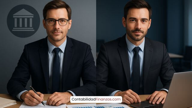 diferencia entre contador público y privado