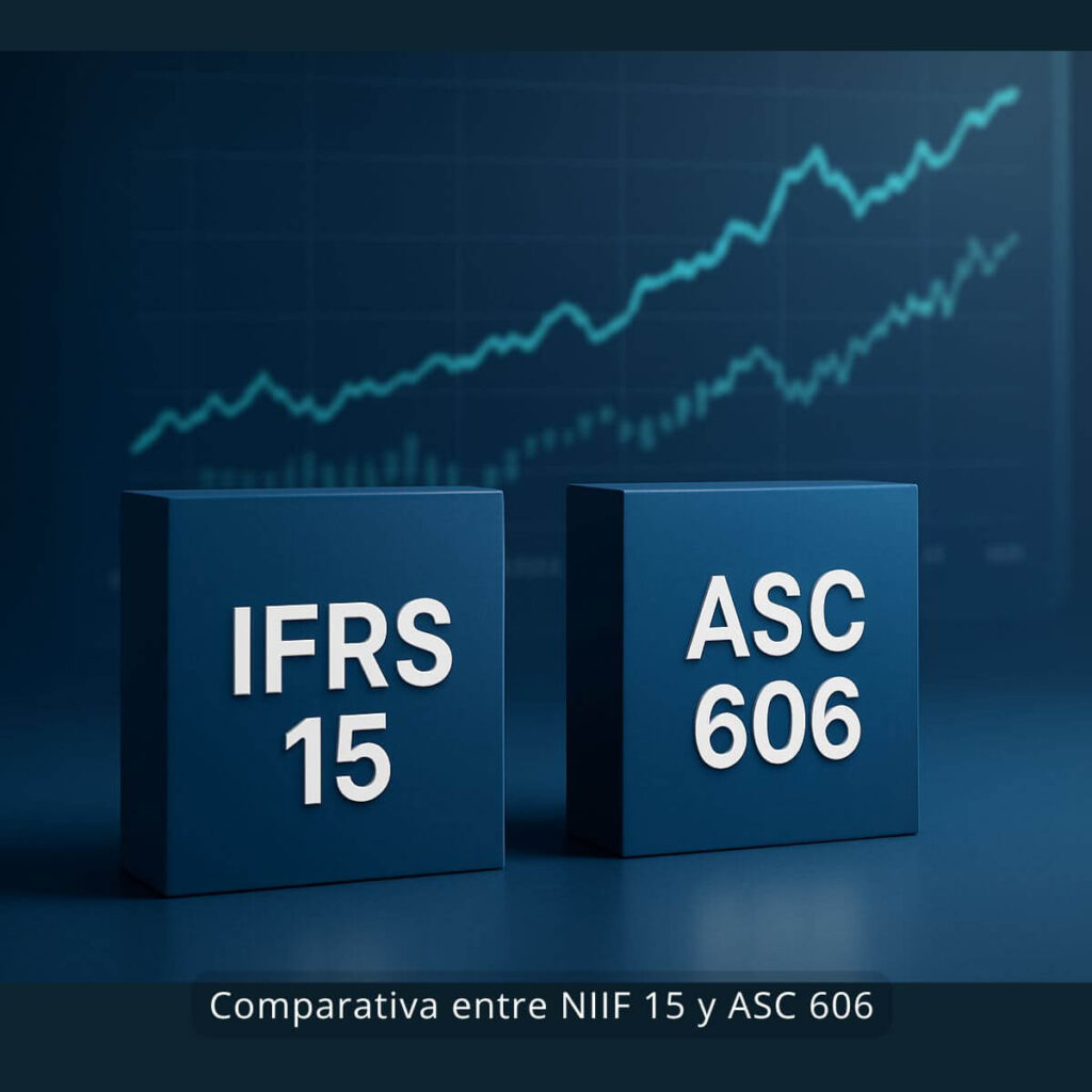 Comparativa entre NIIF 15 y ASC 606