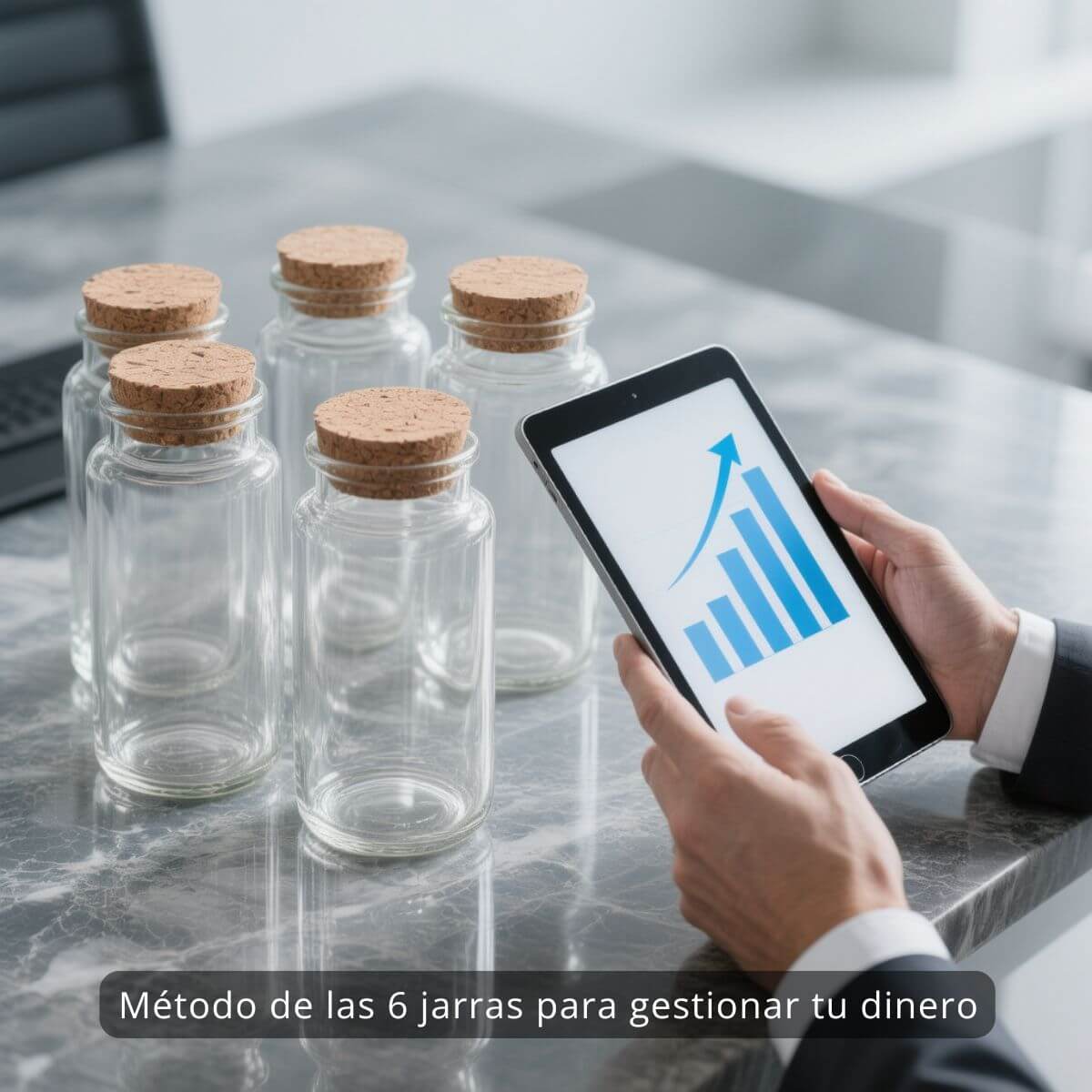 Método de las 6 jarras para gestionar tu dinero