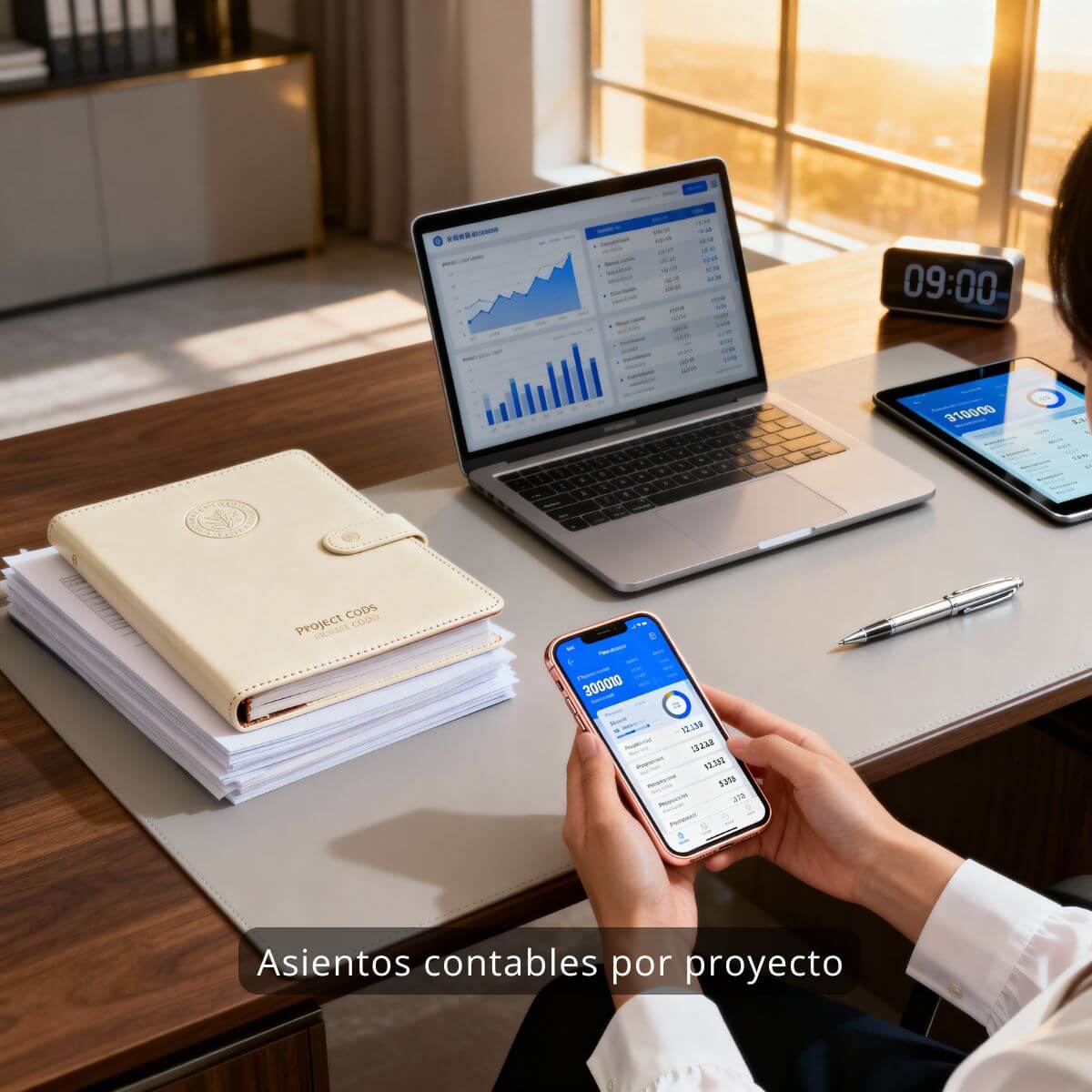 asientos contables por proyecto