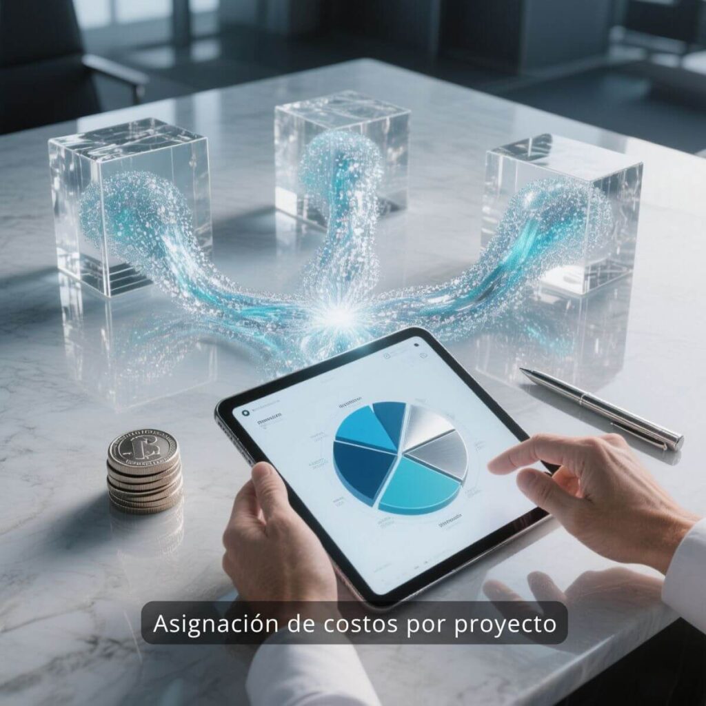 asignación de costos por proyecto