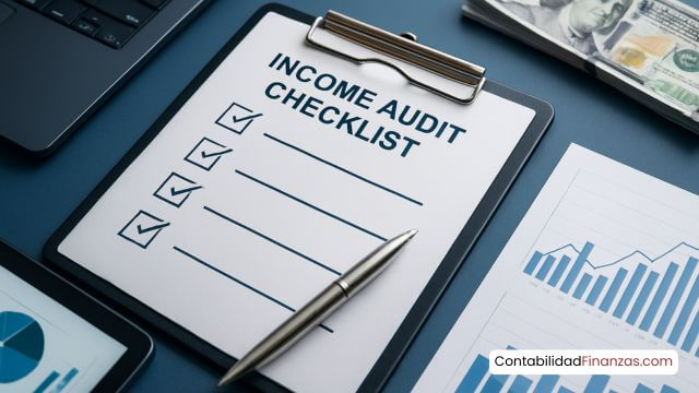 checklist para una auditoría de ingresos