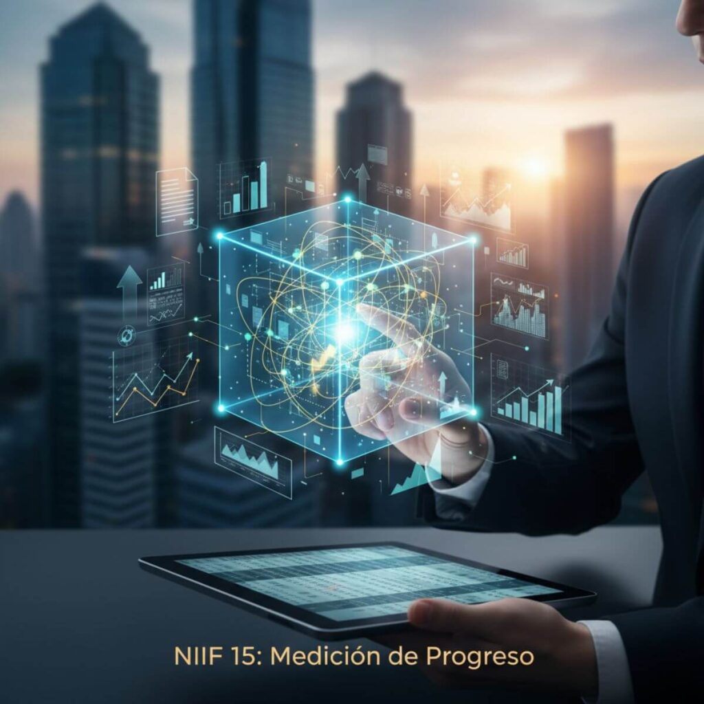métodos de medición del progreso NIIF 15