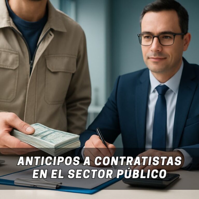 Anticipos a Contratistas en el Sector Público