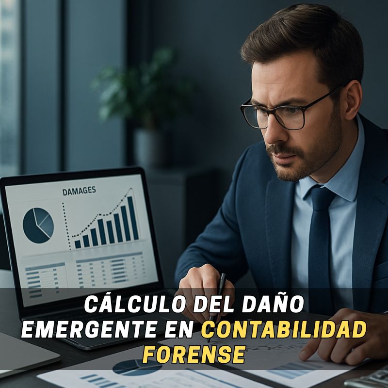 Cálculo del daño emergente en contabilidad forense
