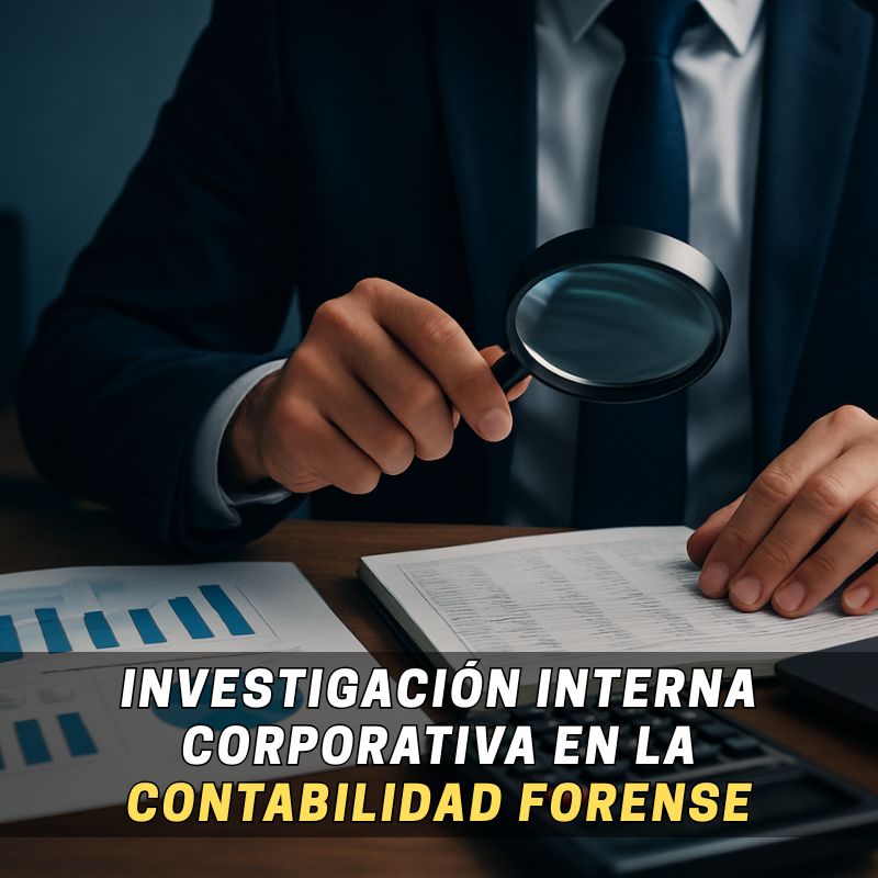 Investigación interna corporativa en contabilidad forense