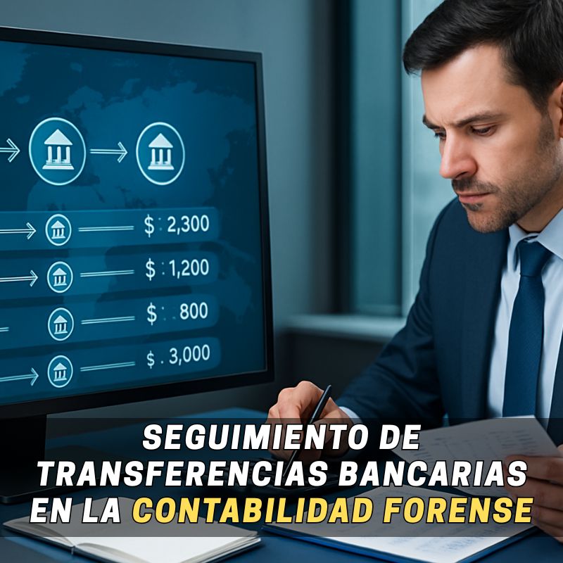 Seguimiento de transferencias bancarias en la contabilidad forense