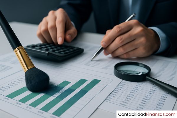 maquillaje de estados financieros