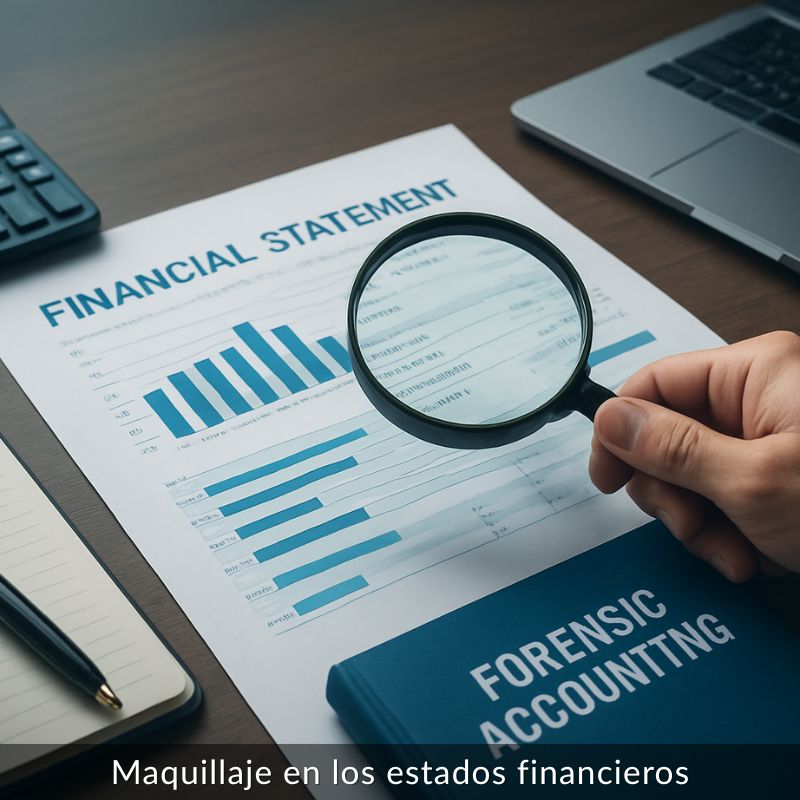 maquillaje en los estados financieros
