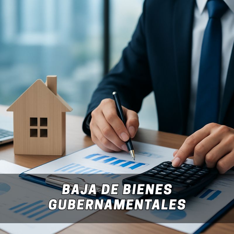 baja de bienes gubernamentales