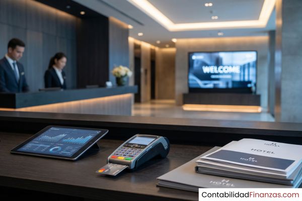 funciones de caja en recepción hotelera