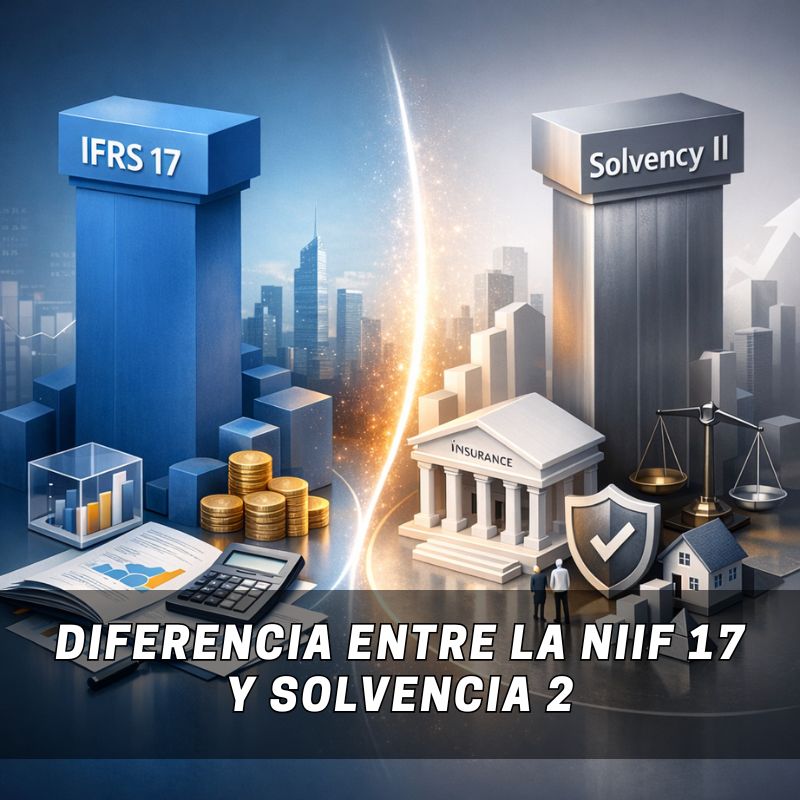 diferencia entre la NIIF 17 y Solvencia 2