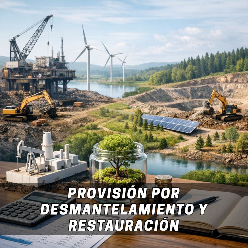 Provisión por desmantelamiento y restauración