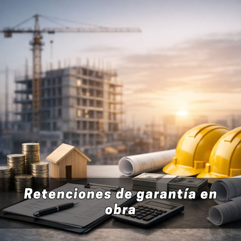 Retenciones de garantía en obra