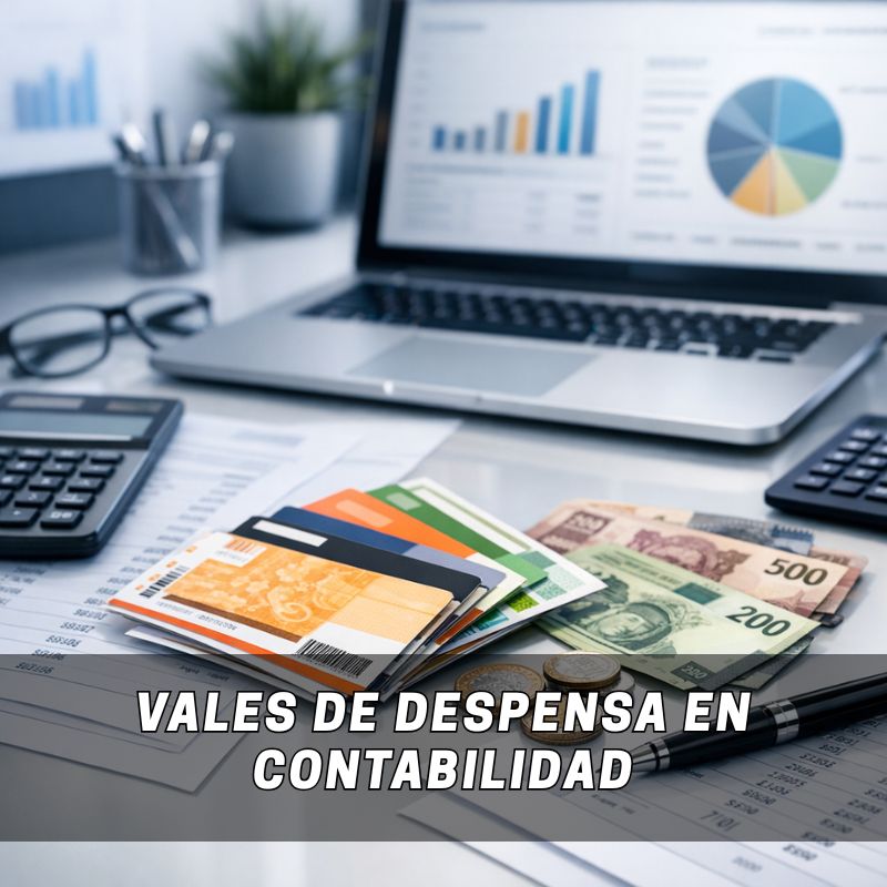 Vales de despensa en contabilidad