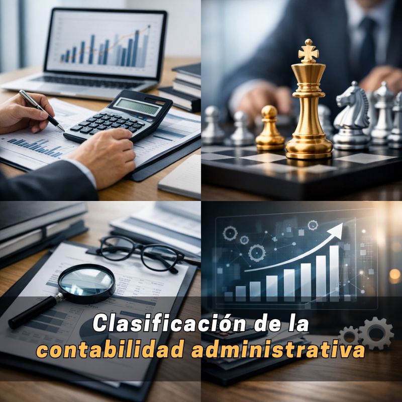 clasificación de la contabilidad administrativa
