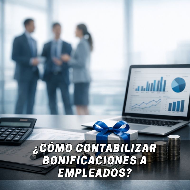 cómo contabilizar bonificaciones a empleados