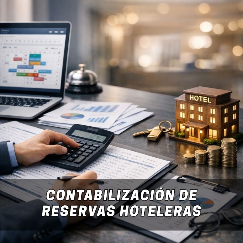 contabilización de reservas hoteleras