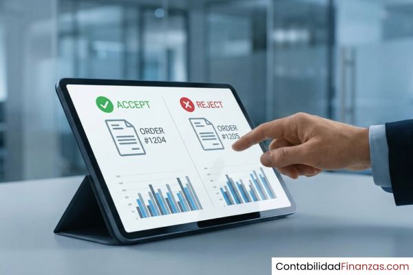 decisiones de aceptar o rechazar pedidos especiales