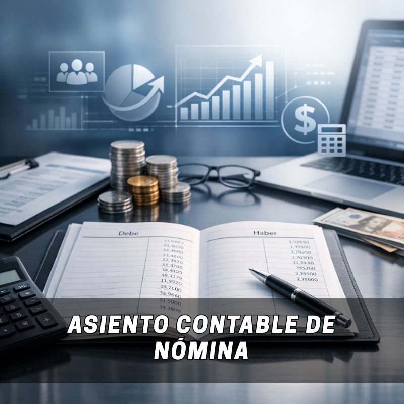 ejemplo de asiento contable de nómina