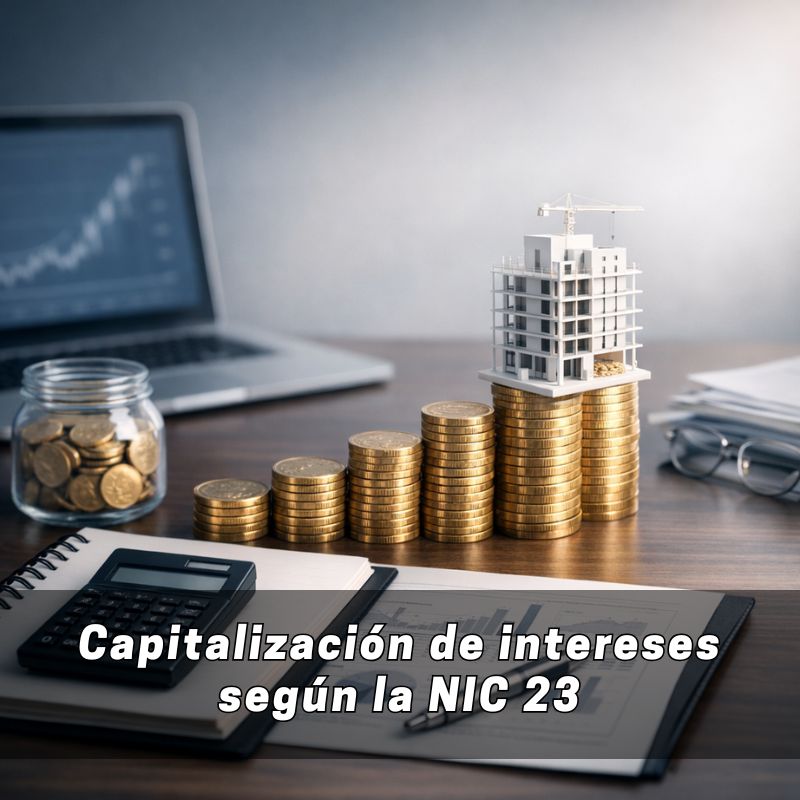 Capitalización de intereses según la NIC 23