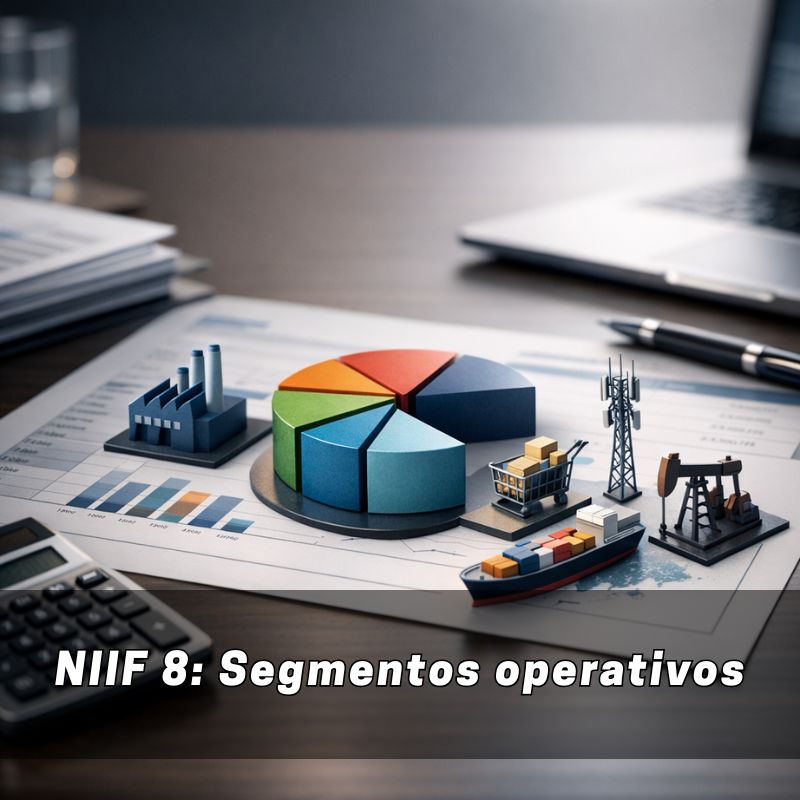 NIIF 8 segmentos operativos