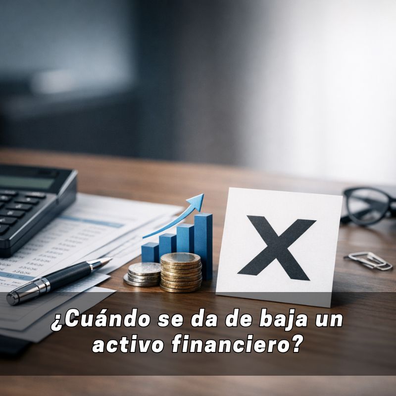 Cuándo se da de baja un activo financiero