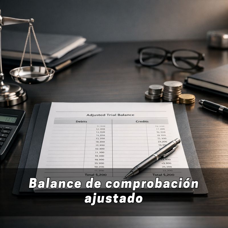 balance de comprobación ajustado