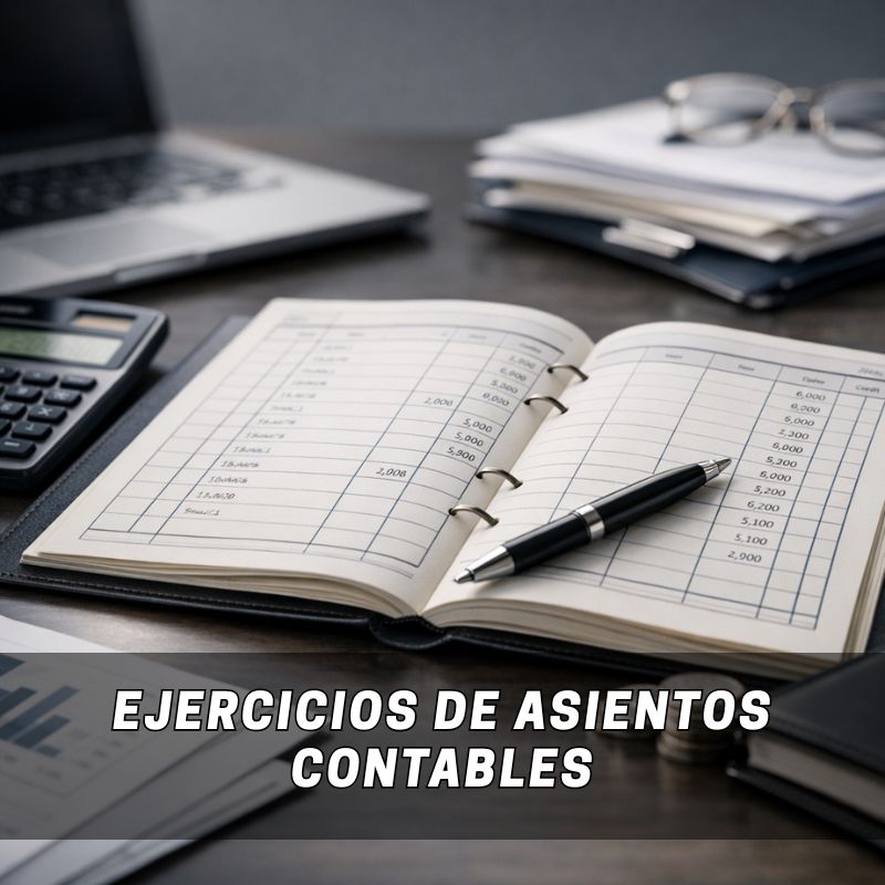 ejercicios de asientos contables