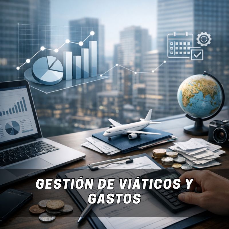 gestión de viáticos y gastos