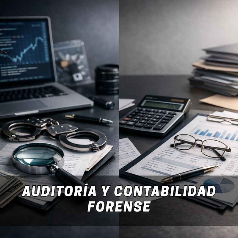 diferencia entre auditoría forense y contabilidad forense