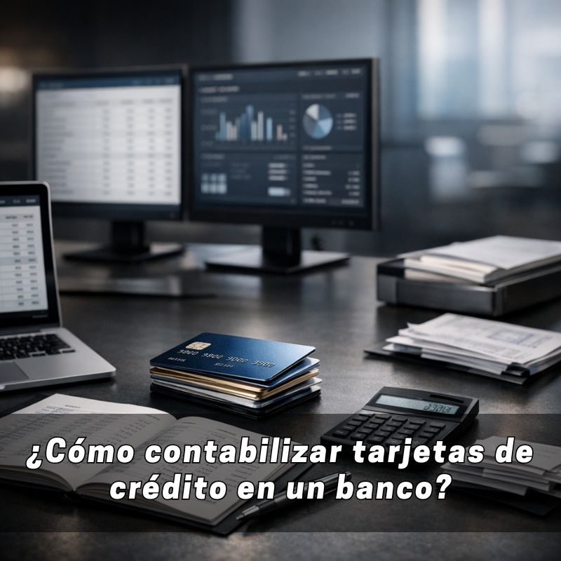 ¿Cómo contabilizar tarjetas de crédito en un banco?