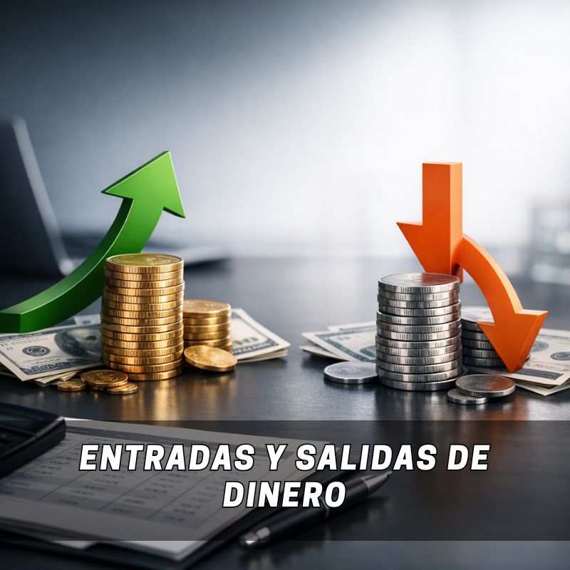 Entradas y salidas de dinero