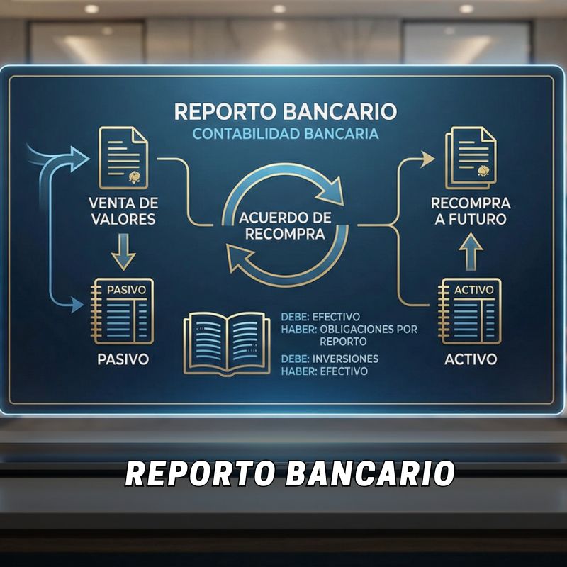 qué es el reporto bancario y cómo se registra contablemente