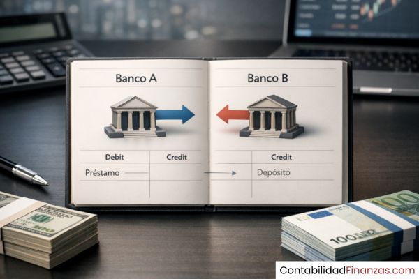 contabilizar un préstamo interbancario