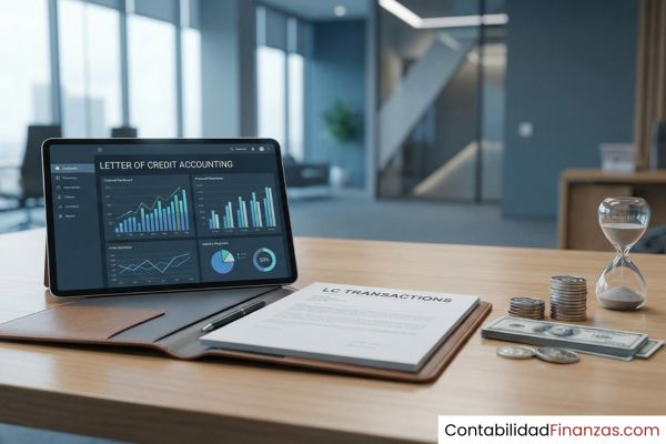 contabilizar una carta de crédito bancaria