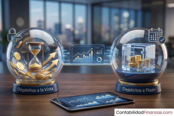 depósitos a la vista y depósitos a plazo