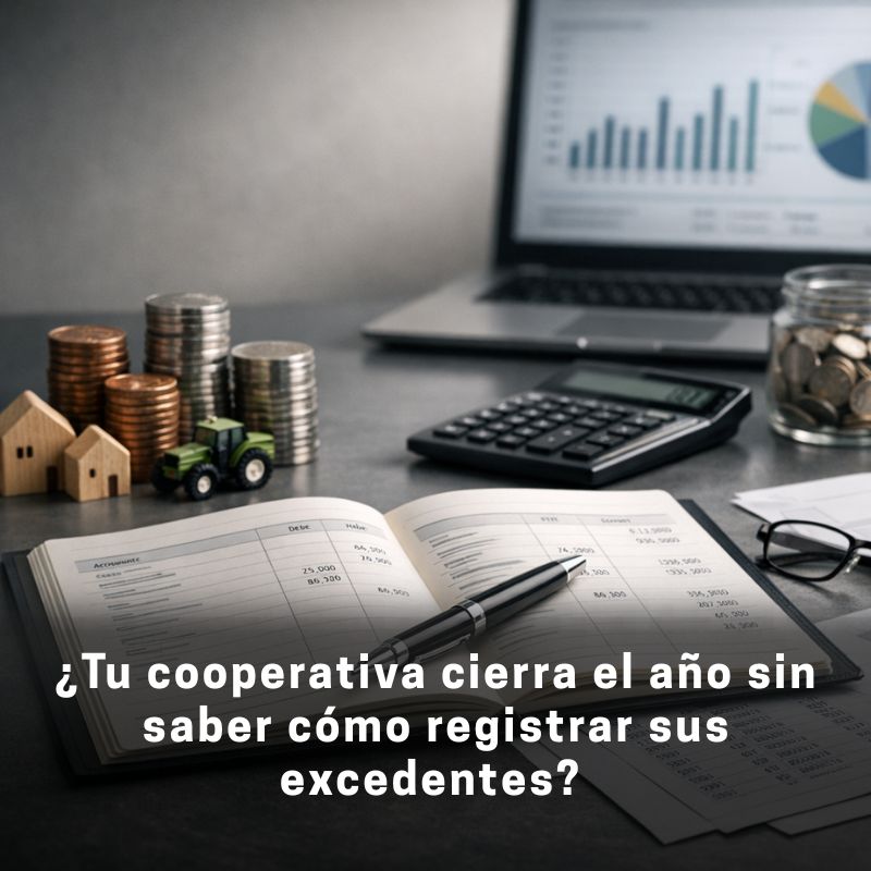 Asiento contable de la liquidación de excedentes cooperativos