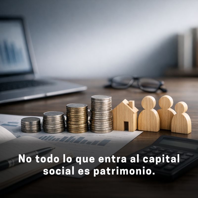 Contabilidad de las aportaciones al capital social