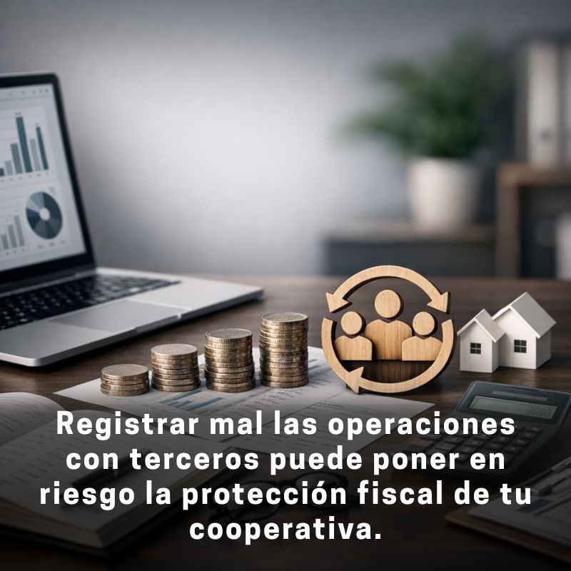Contabilización de operaciones con terceros en cooperativas