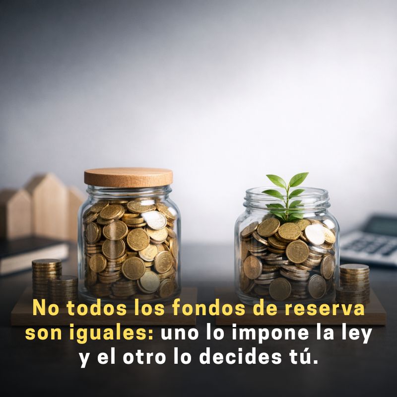 diferencia entre fondos de reserva obligatorios y estatutarios