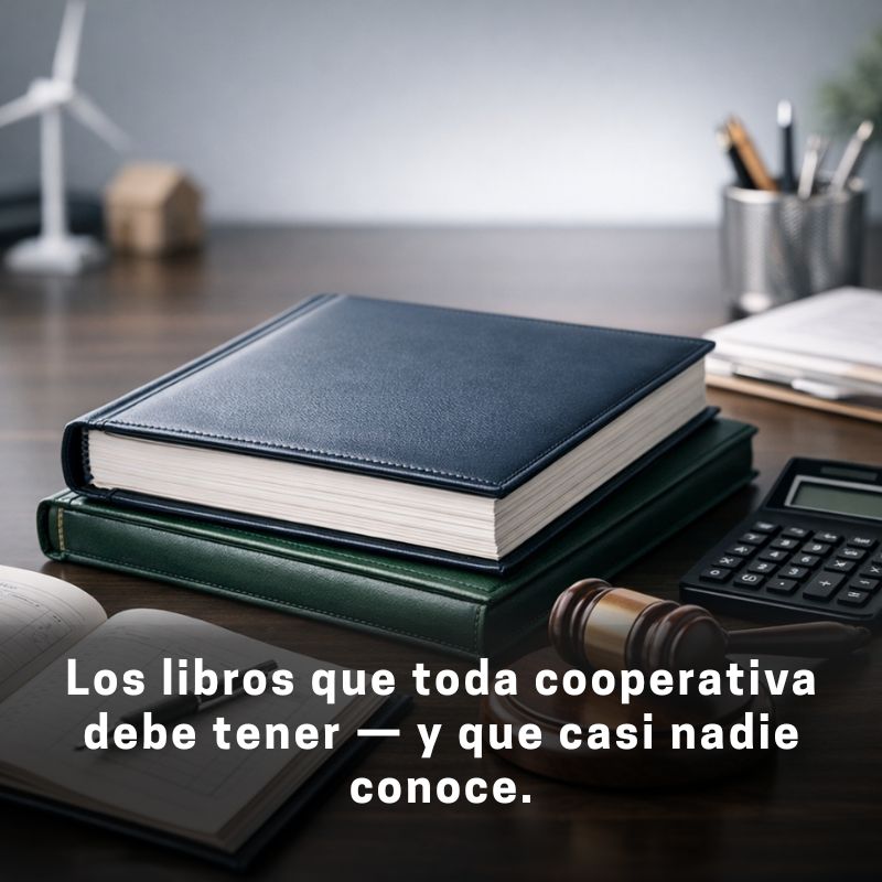 libro de actas y registros obligatorios en cooperativas