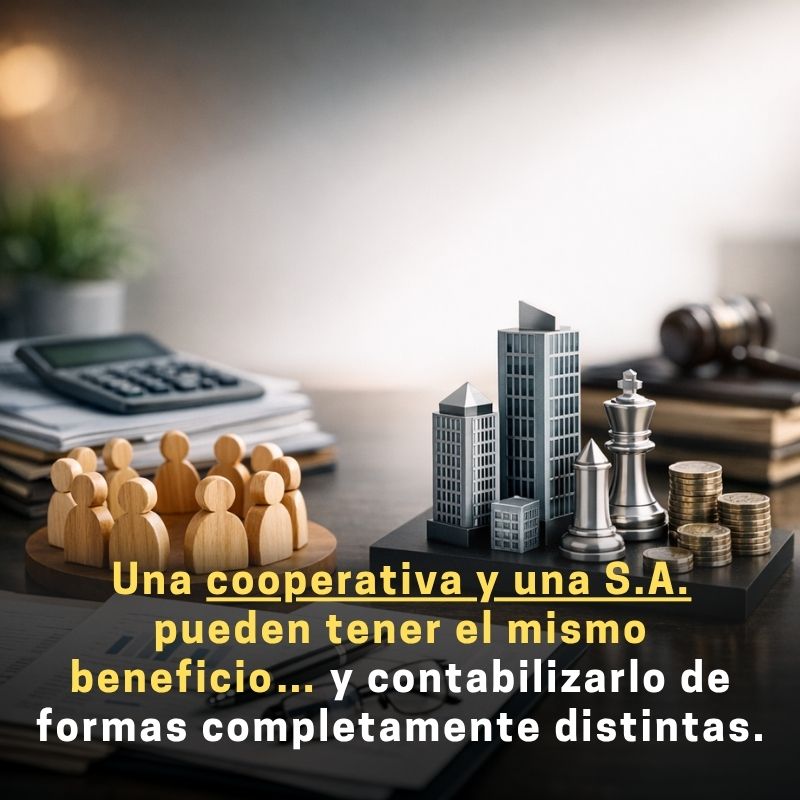diferencias contables entre cooperativas y sociedades anónimas