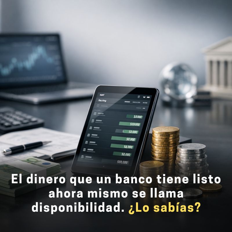 disponibilidades en contabilidad bancaria
