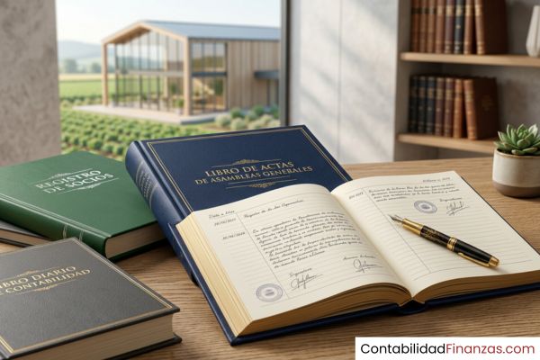 libros de actas y registros en cooperativas
