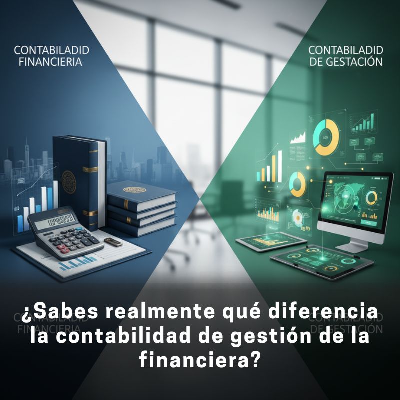 diferencia entre contabilidad de gestión y financiera