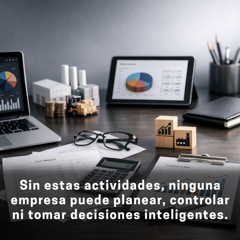 actividades de la contabilidad administrativa
